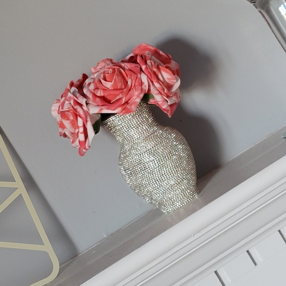 Bling Glass Vase *handmade* - Picture 3 of 3